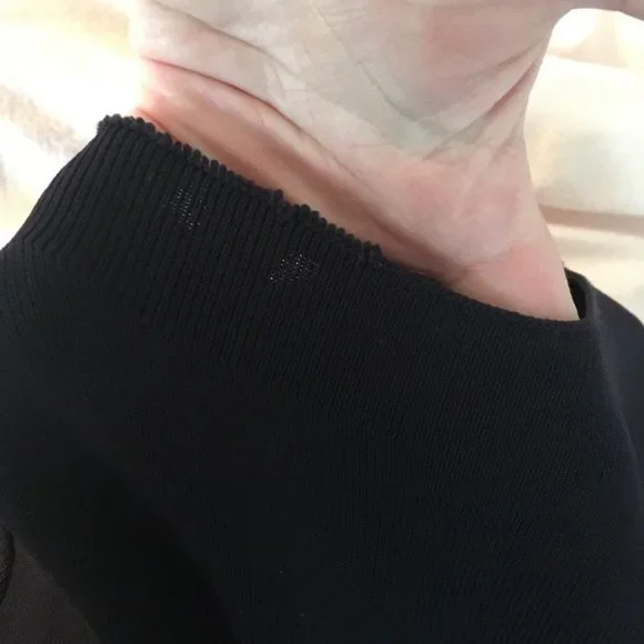 Ted Baker Hethia Pleat Knit Dress navy white size 1 *PLEASE READ* - Picture 15 of 16